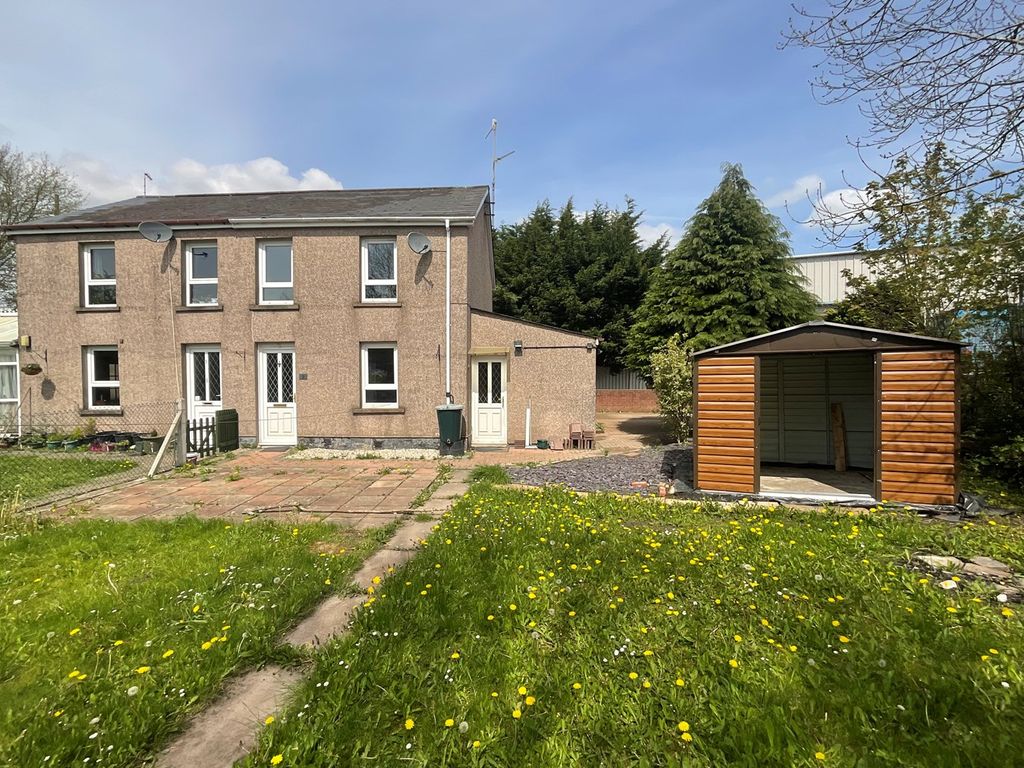 2 bed semidetached house for sale in Llandowlais Street, Oakfield