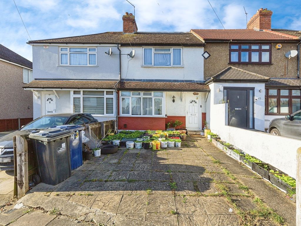 3 bed terraced house for sale in Mildred Avenue, Northolt UB5, £430,000