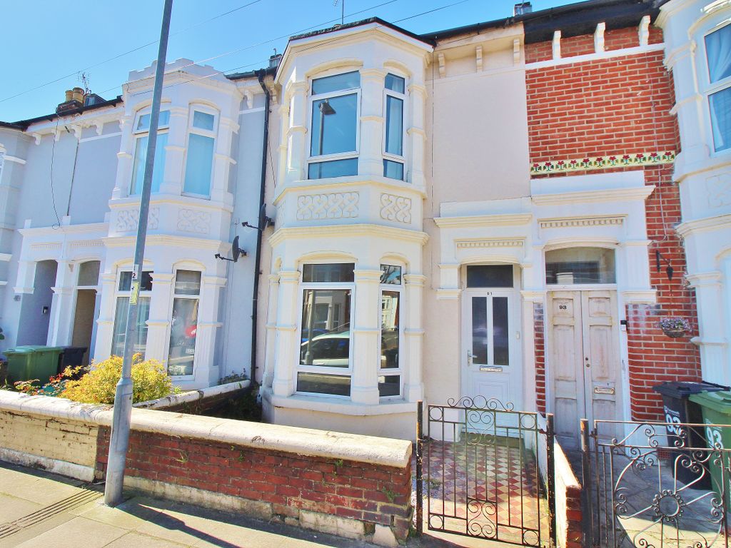 3 bed terraced house for sale in Farlington Road, Portsmouth PO2, £