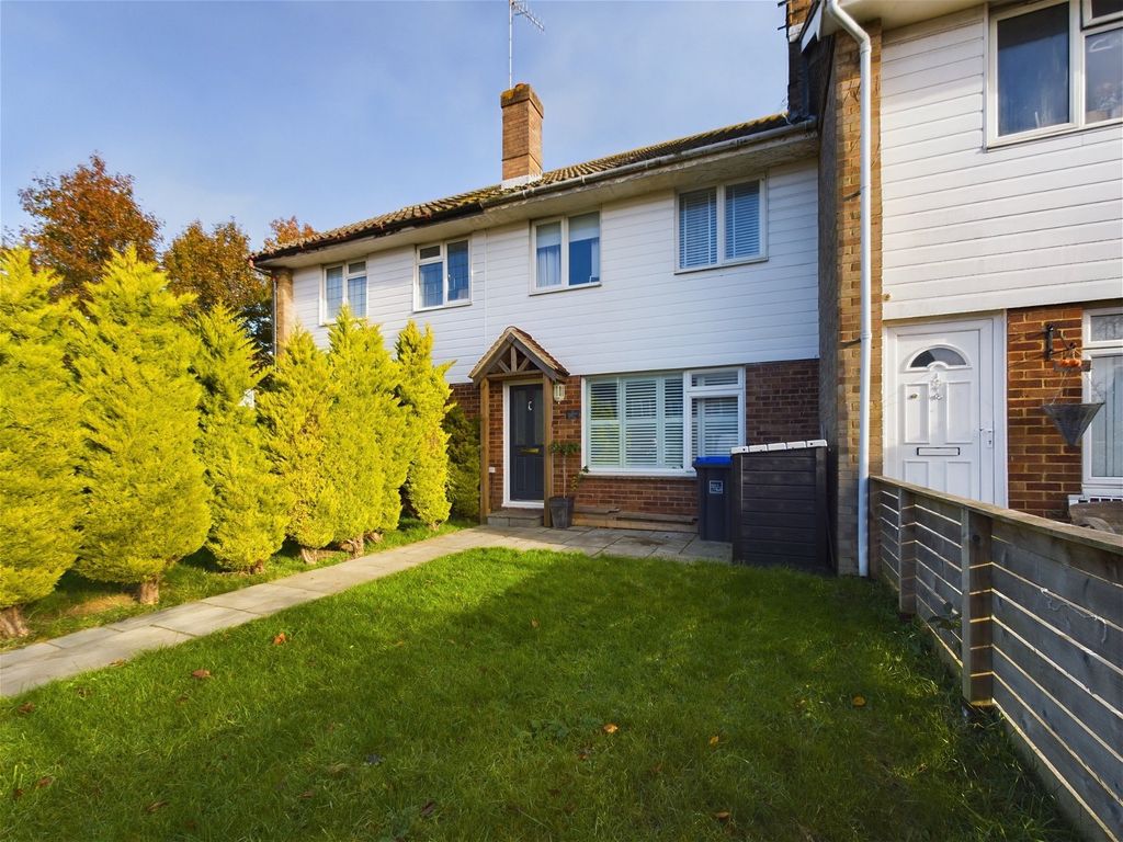 3 bed terraced house for sale in Barton Close, Worthing BN13, £325,000