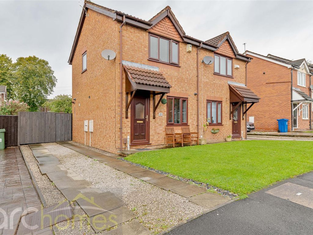 2 bed semidetached house for sale in Rainbow Drive, Atherton, Manchester M46, £150,000 Zoopla