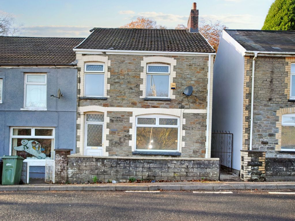 3 bed end terrace house for sale in Rhosynog House, New Road, Argoed, Blackwood NP12, £145,000