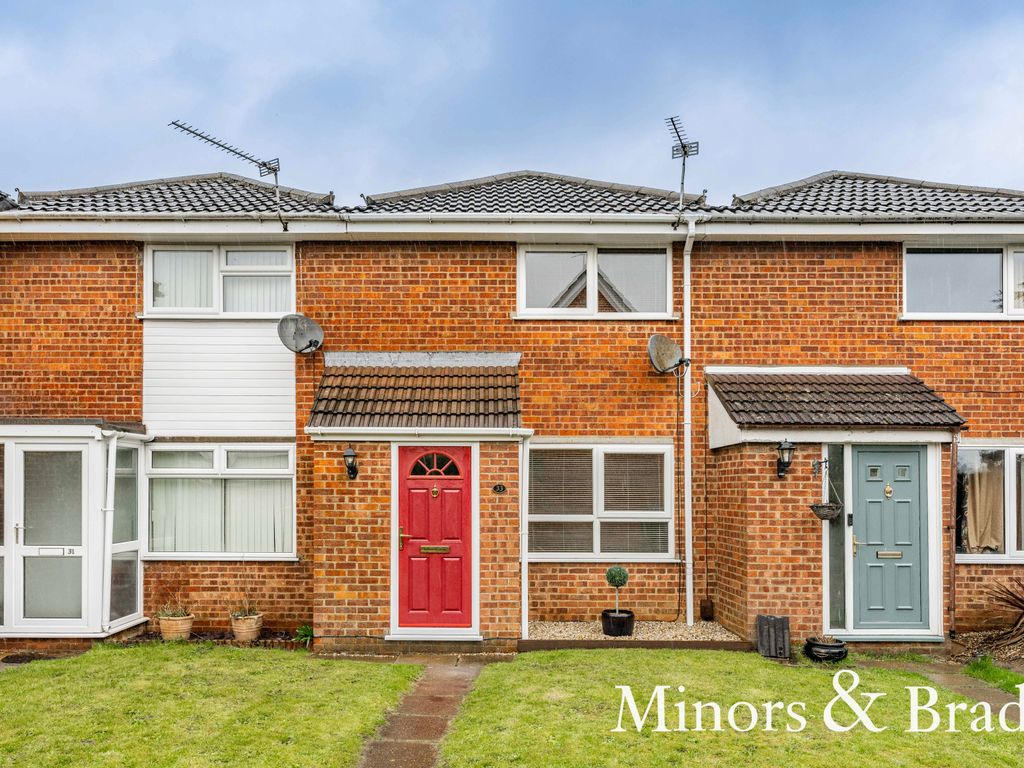 2 bed terraced house for sale in Brayfield Way, Old Catton, Norwich NR6