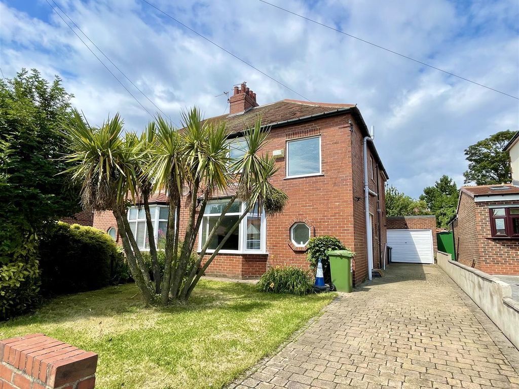 3 bed semidetached house for sale in Tynedale Road, South Shields NE34