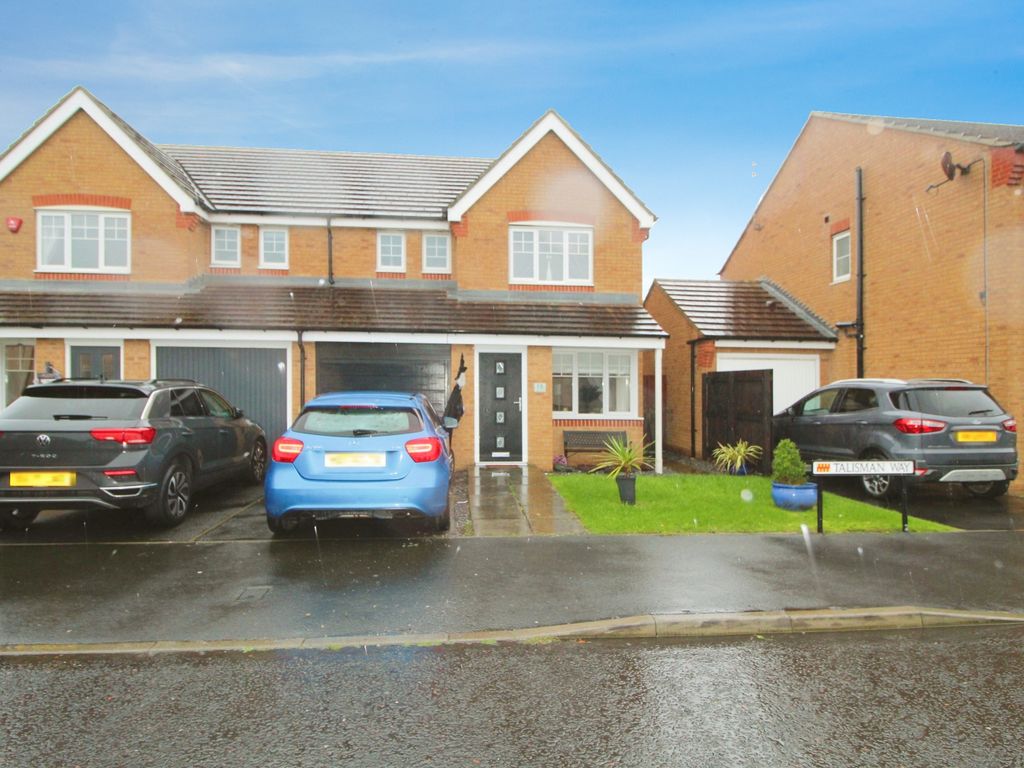3 bed semidetached house for sale in Talisman Way, Blyth NE24, £200,000 Zoopla