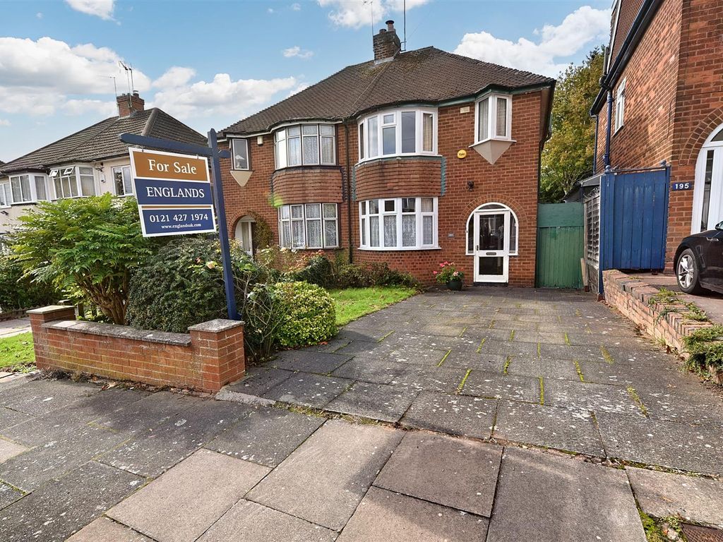 3 bed semidetached house for sale in White Road, Quinton, Birmingham