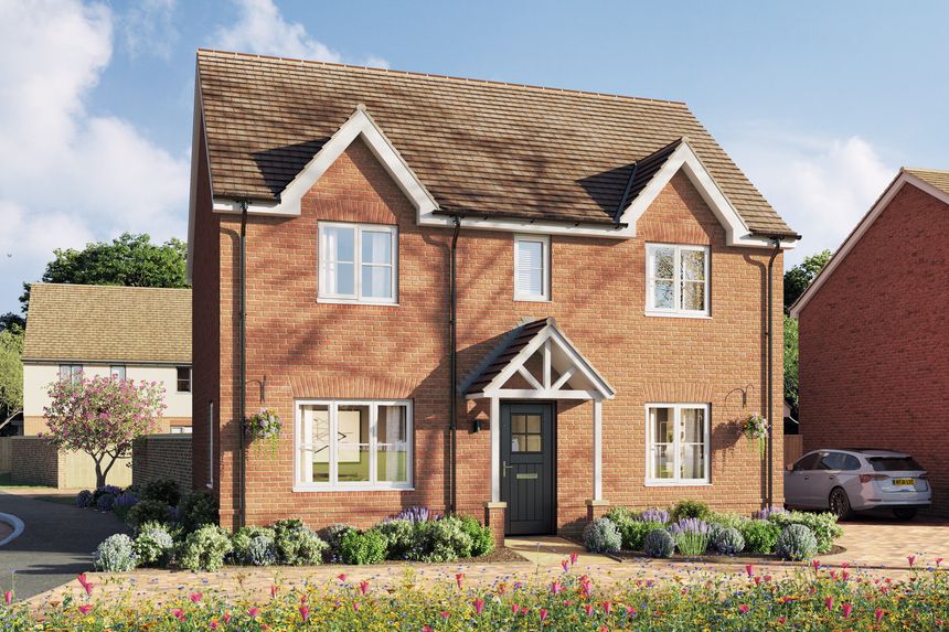 New home, 4 bed detached house for sale in "The Leverton" at Curbridge, Botley, Southampton SO30