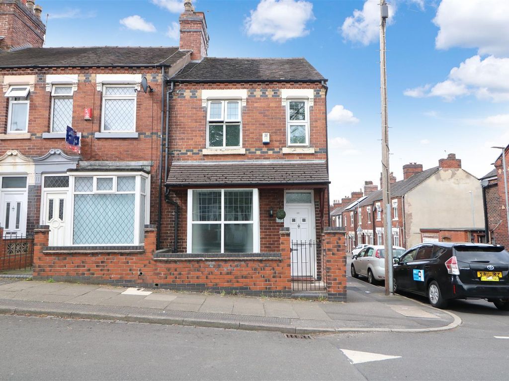 2 bed end terrace house for sale in Barthomley Road, Northwood, Stoke