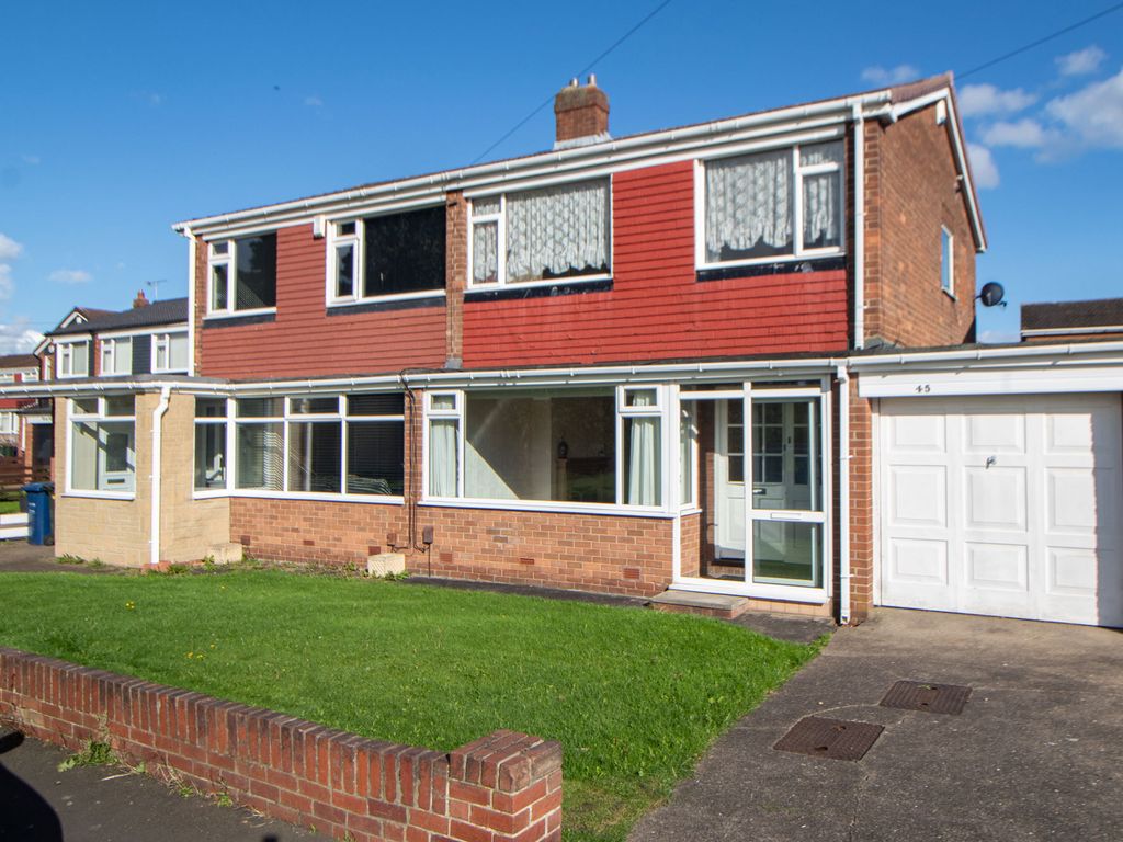 3 bed semidetached house for sale in Mapperley Drive, Newcastle Upon