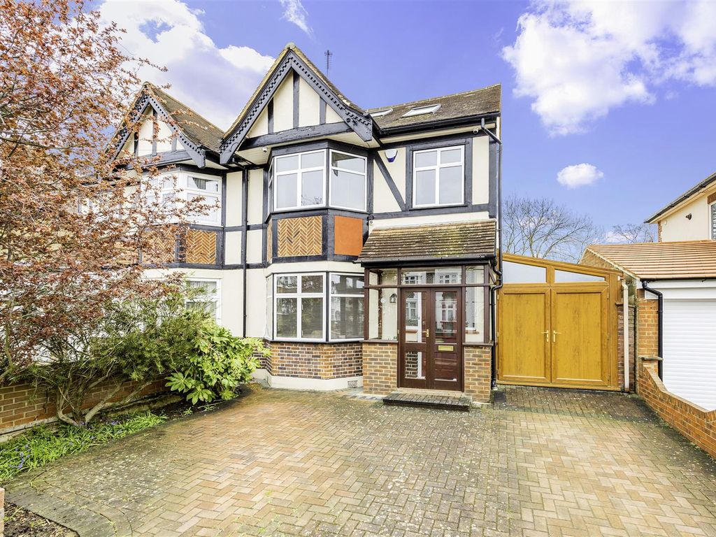 4 bed semidetached house for sale in Claremont Avenue, New Malden KT3