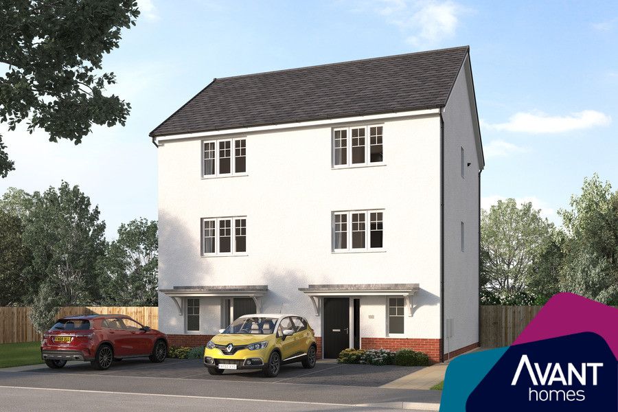 New home, 3 bed terraced house for sale in "The Kaystone" at Honister Crescent, East Kilbride