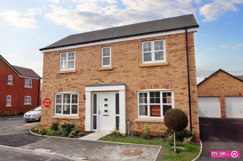 New home, 4 bed detached house for sale in Whittington Walk, Worcester