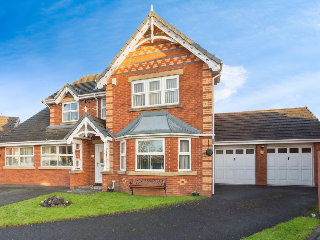 4 bed detached house for sale in Coppice Green, Westbrook, Warrington