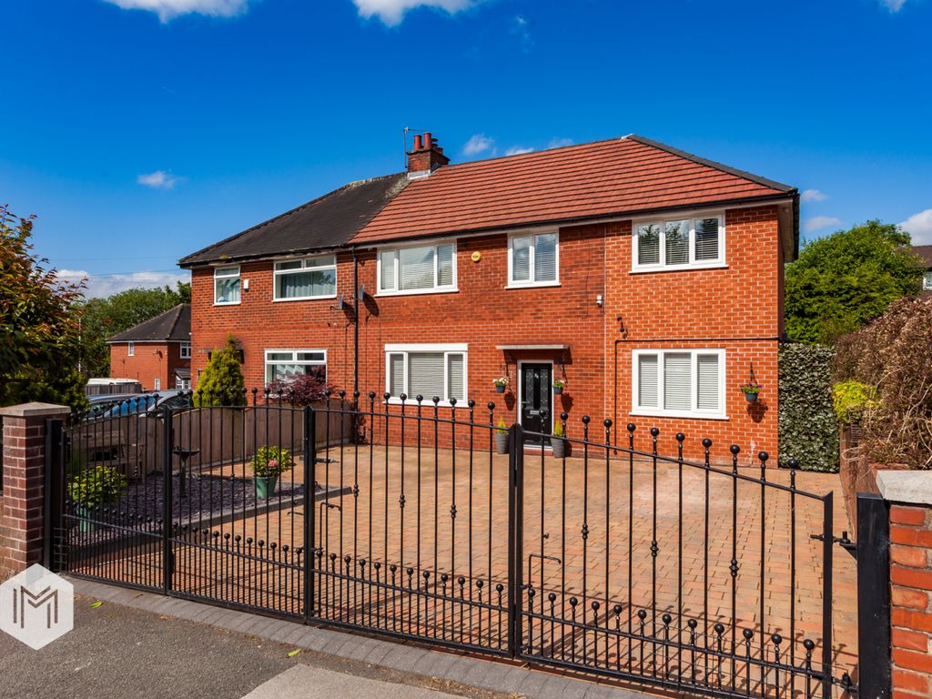 5 bed semidetached house for sale in Derwent Road, Farnworth, Bolton, Greater Manchester BL4, £