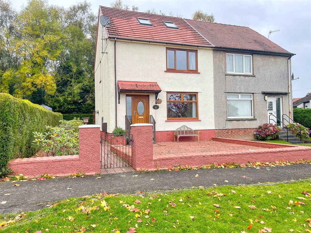 3 bed semidetached house for sale in Charles Crescent, Drymen, Glasgow
