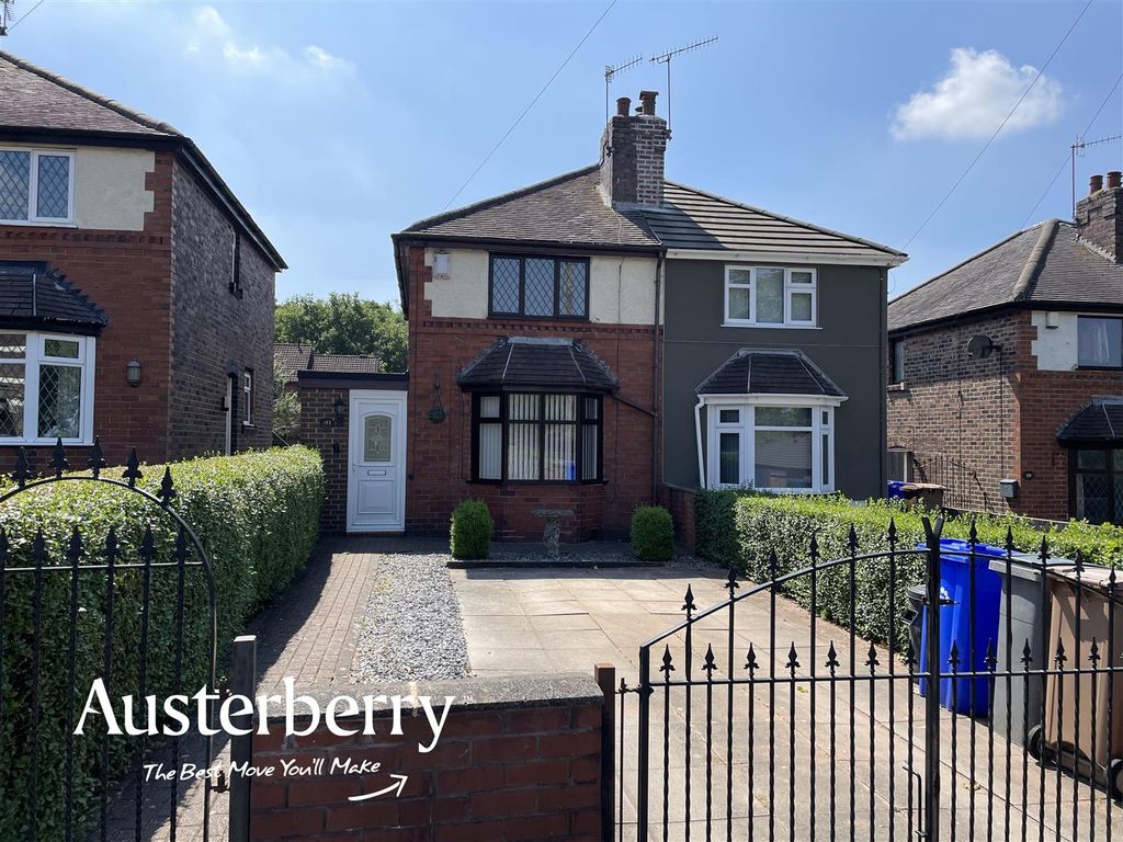3 bed semidetached house for sale in Weston Coyney Road, Longton, StokeOnTrent ST3, £145,000