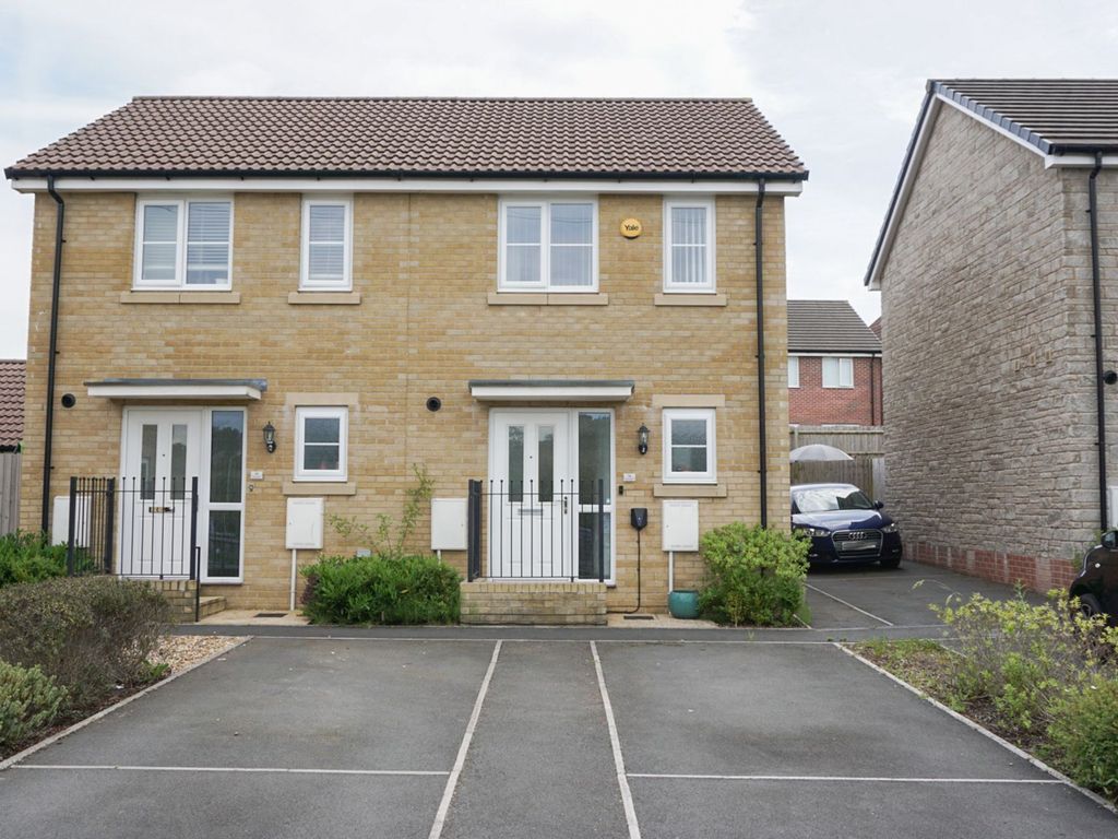 2 bed semidetached house for sale in Clos Meredith, Coity CF35, £