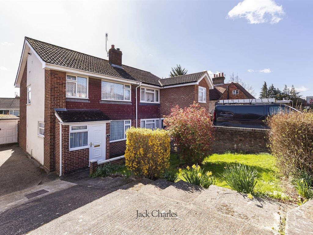 3 bed semidetached house for sale in Lodge Oak Lane, Tonbridge TN9