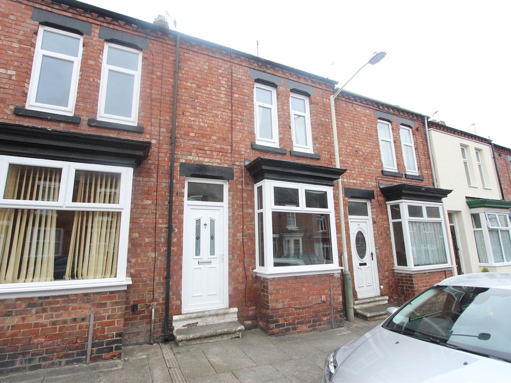 2 bed terraced house to rent in Trafalgar Terrace, Darlington DL3, £550 pcm Zoopla