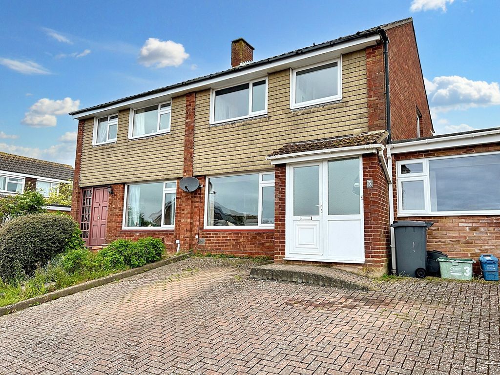 3 bed semidetached house for sale in Birchwood Road, Exmouth, Devon