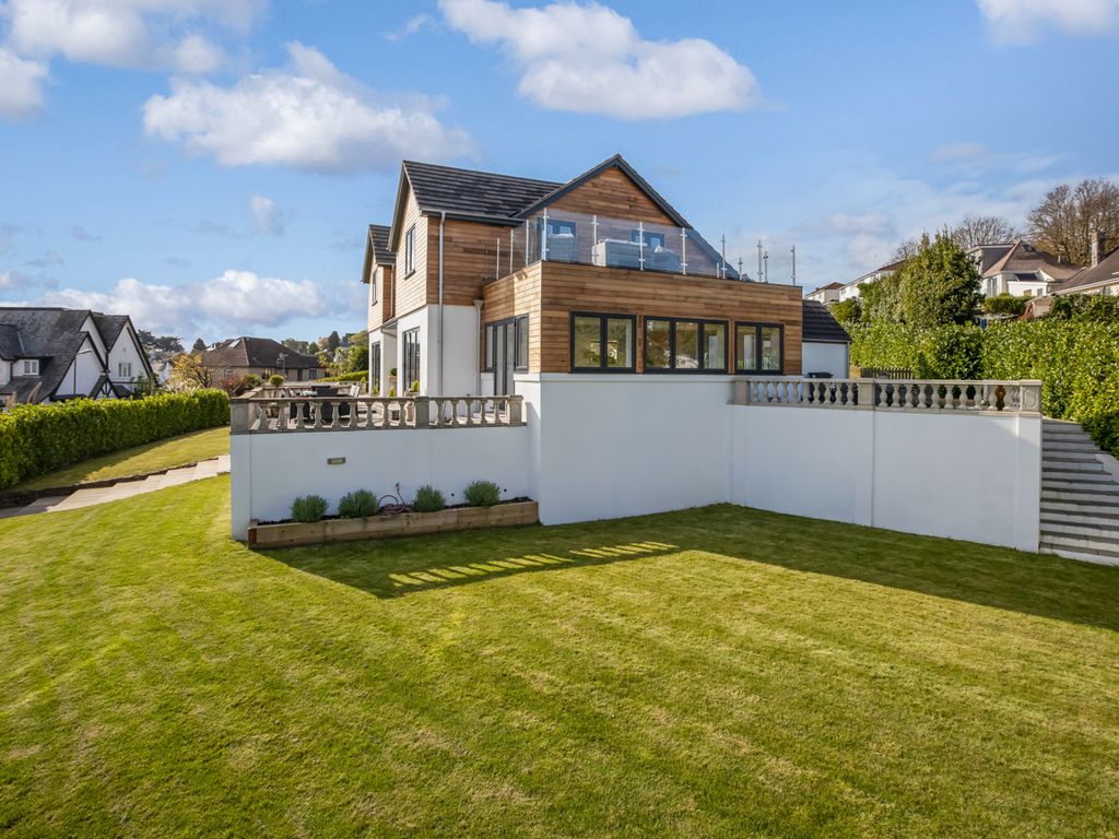 4 bed detached house for sale in Mead Road, Torquay TQ2, £1,325,000