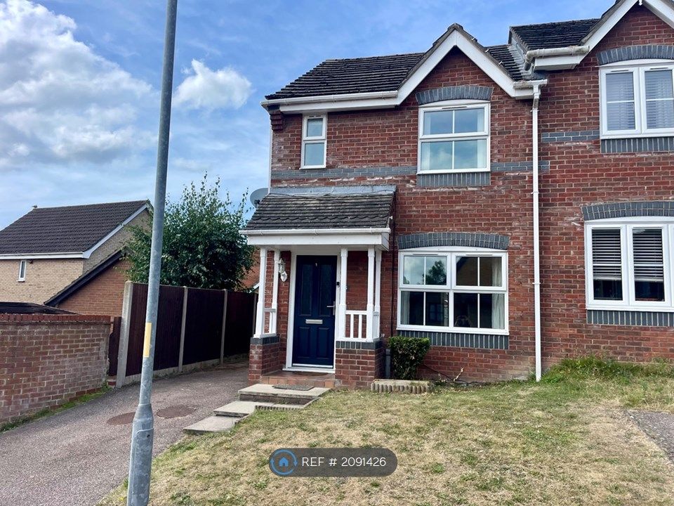 2 bed semidetached house to rent in Thistledown Road, Horsford
