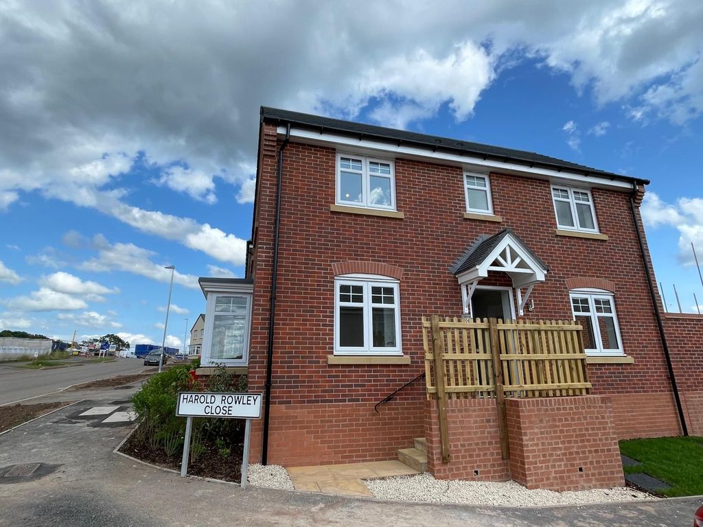 New home, 3 bed detached house for sale in Harold Rowley Close, Telford
