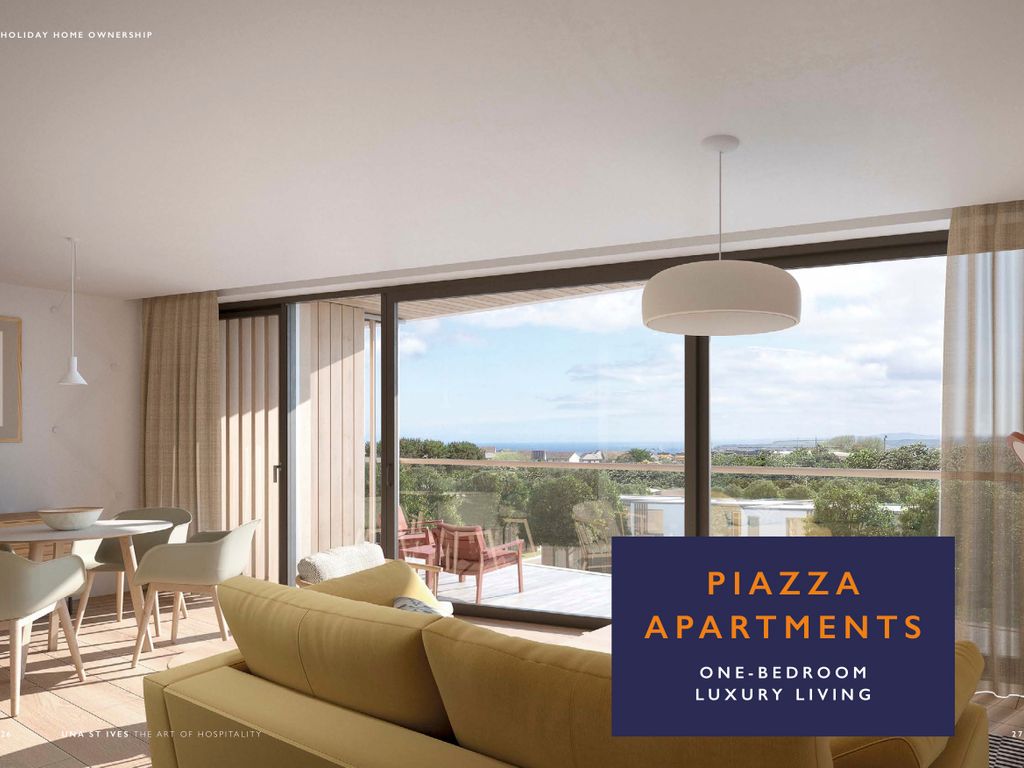 New home, 1 bed flat for sale in Una St Ives Carbis Bay, St Ives