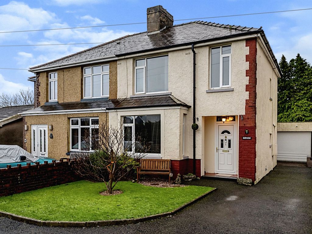 3 bed semidetached house for sale in Heol Gadlys, Bridgend CF31, £