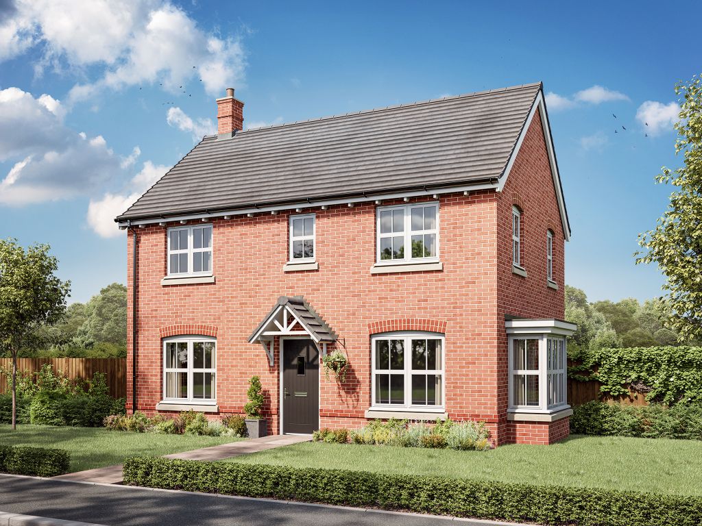 New home, 3 bed detached house for sale in "The Barnwood Corner" at