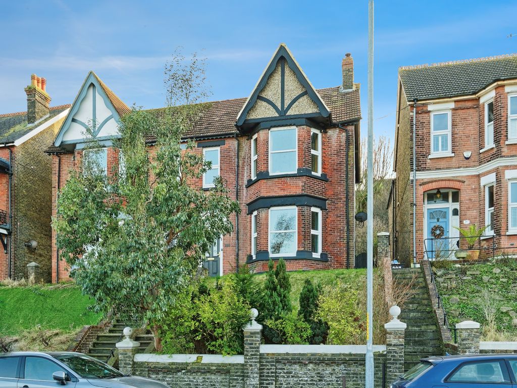 3 bed semidetached house for sale in Folkestone Road, Dover, Kent CT17
