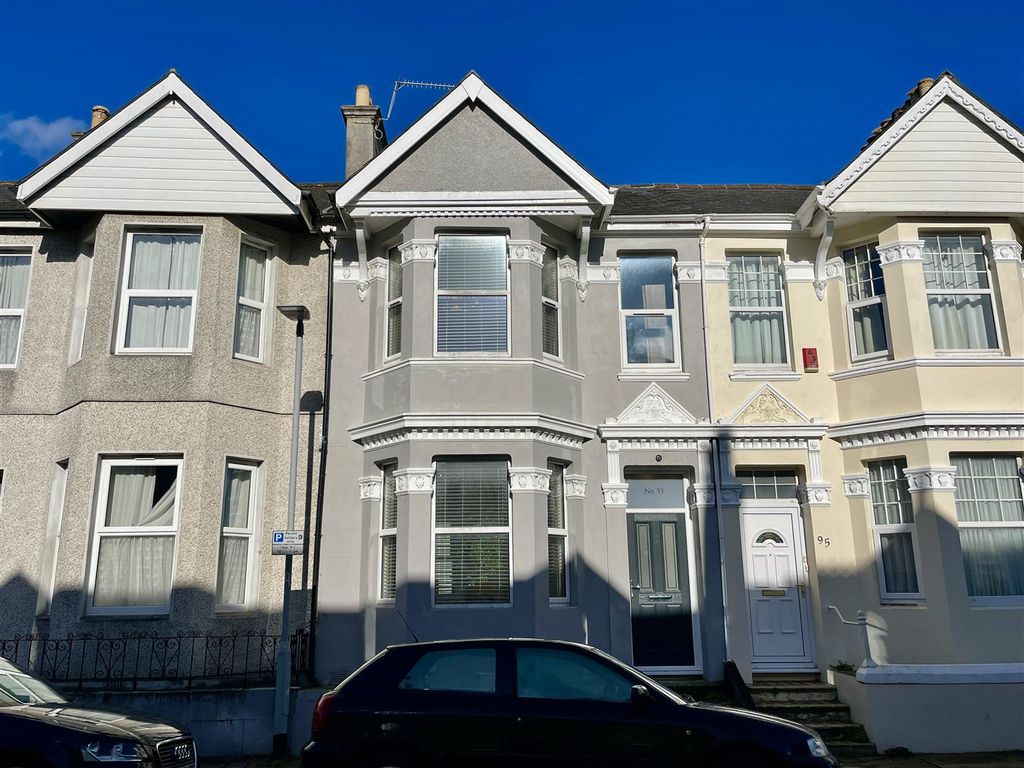 3 bed terraced house for sale in Knighton Road, St Judes, Plymouth PL4