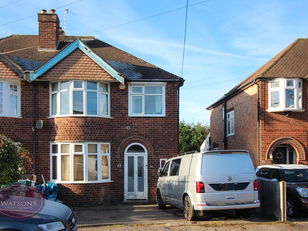 3 bed semidetached house for sale in Kingswood Road, Nottingham NG8