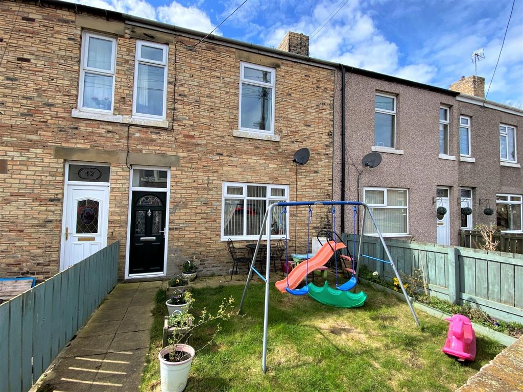 3 bed terraced house for sale in Swarland Terrace, Red Row, Morpeth
