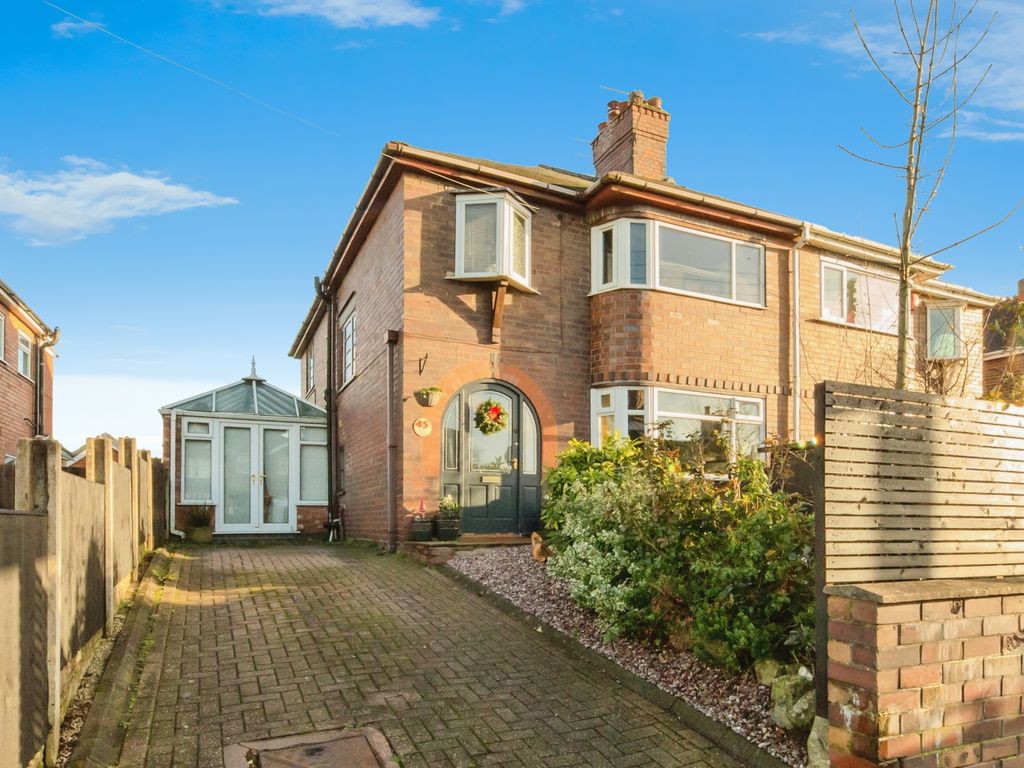 3 bed semidetached house for sale in Church Road, Longton, StokeOn