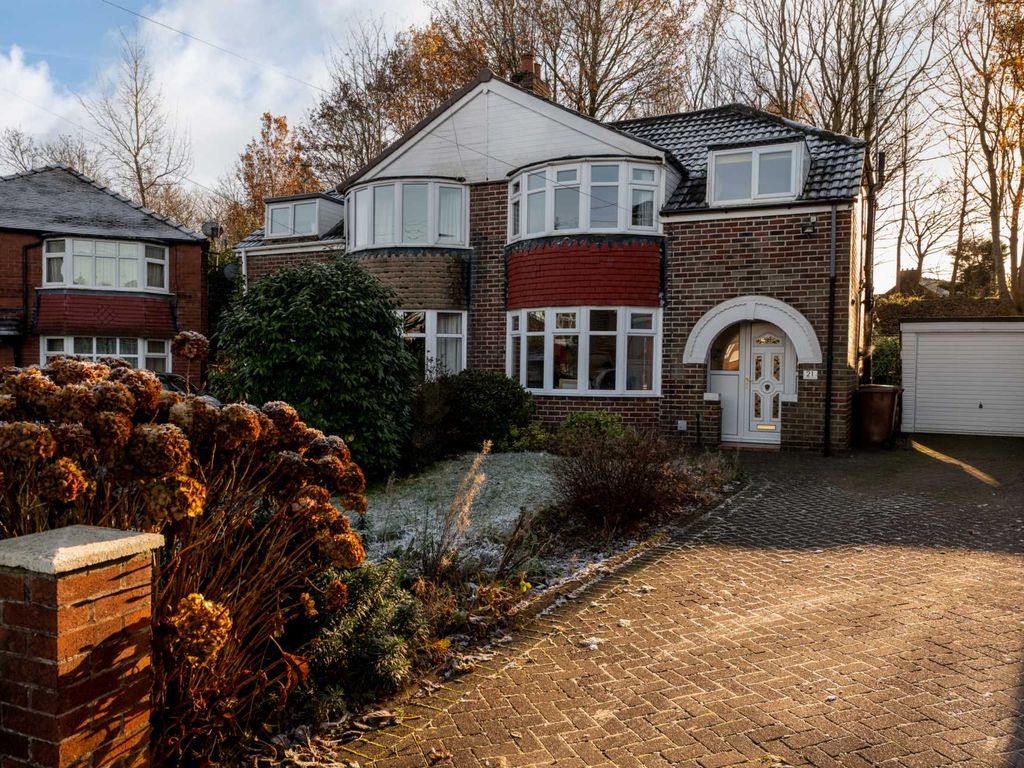 3 bed semidetached house for sale in Oaklands Drive, Prestwich M25, £