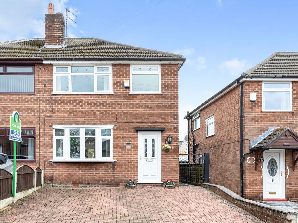 3 bed semidetached house for sale in Hillside Drive, Middleton, Manchester, Greater Manchester
