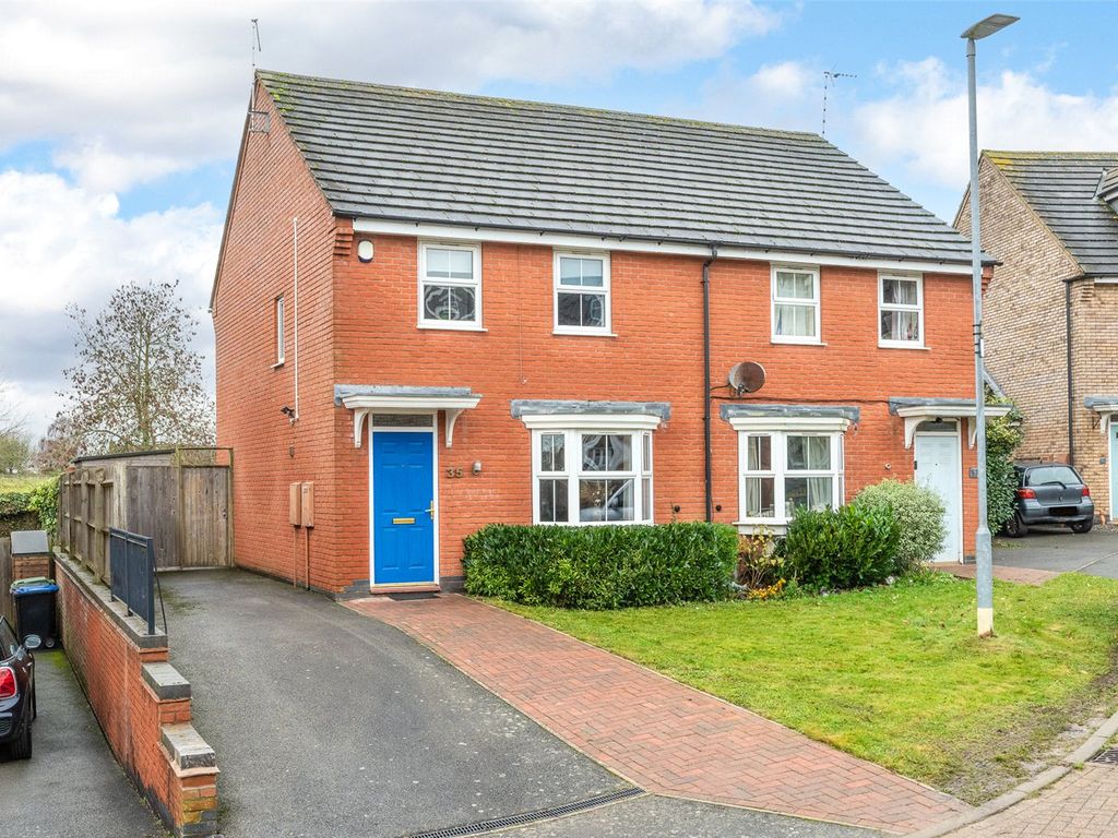 3 bed semidetached house for sale in Weare Close, Billesdon, Leicester