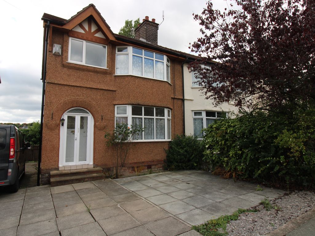 3 bed semidetached house for sale in Heath Road, Bebington, Wirral