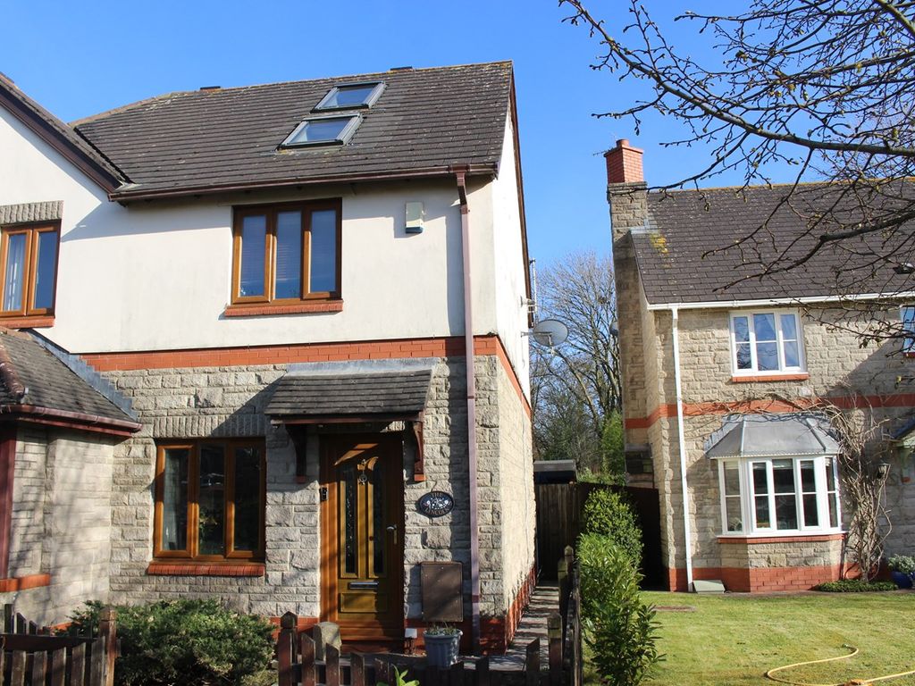 2 bed semidetached house for sale in Groeswen, Llantwit Major CF61, £