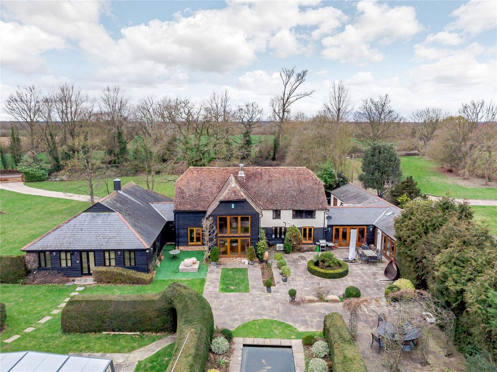 4 bed detached house for sale in Green, Barnston, Dunmow, Essex