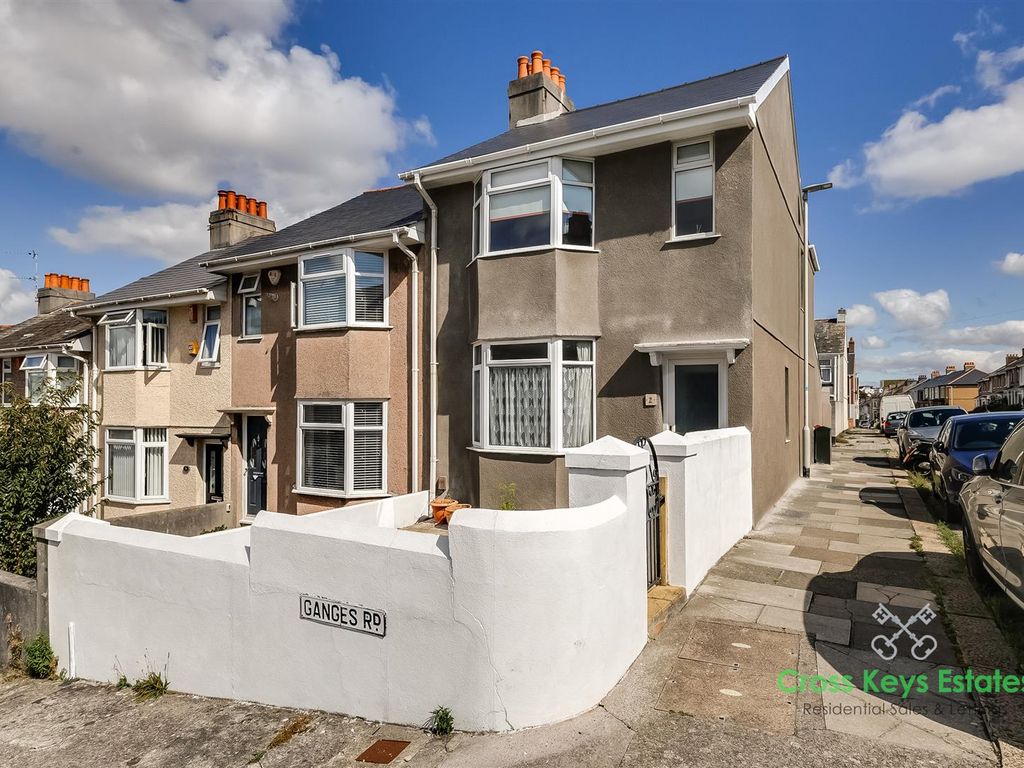 2 bed end terrace house for sale in Ganges Road, Stoke, Plymouth PL2, £