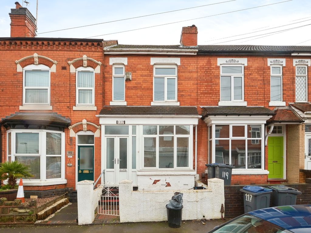 3 bed terraced house for sale in Grove Road, Sparkhill, Birmingham B11