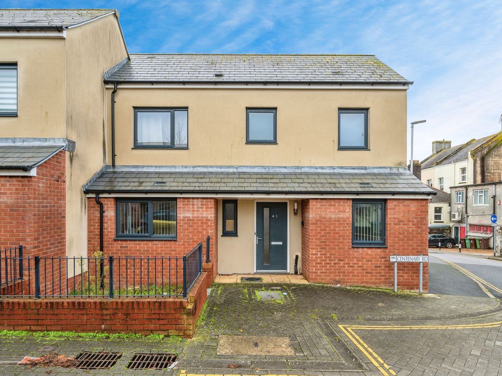 2 bed end terrace house for sale in Centenary Road, Plymouth PL1, £