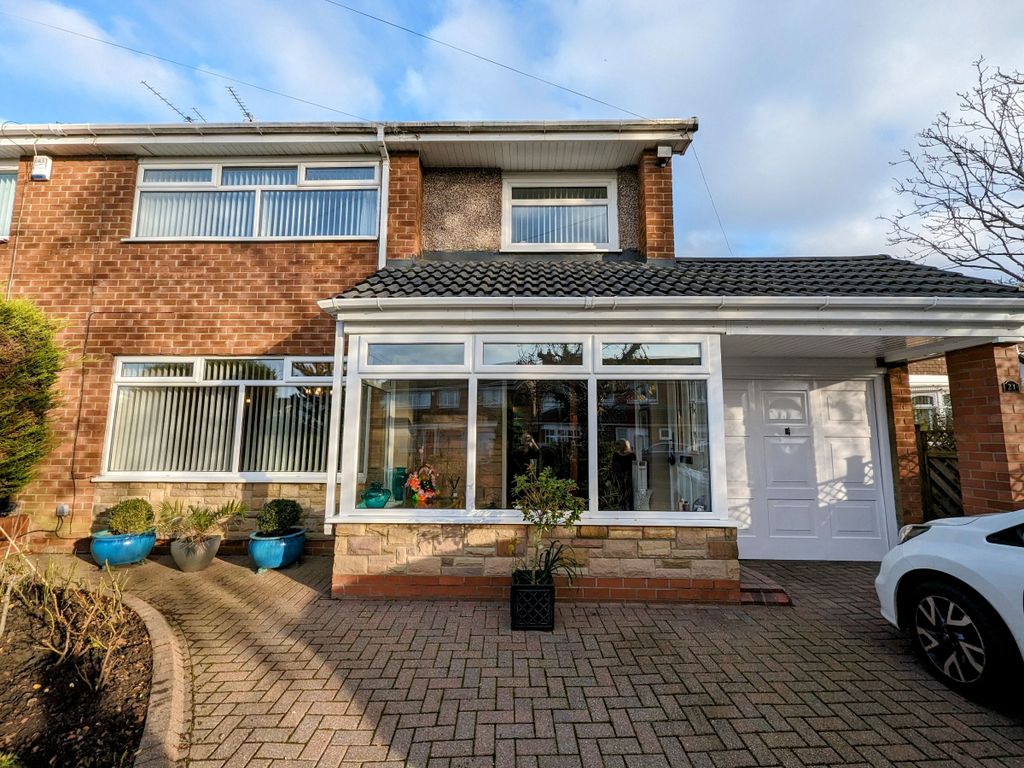 3 bed semidetached house for sale in Mitford Road, South Shields NE34