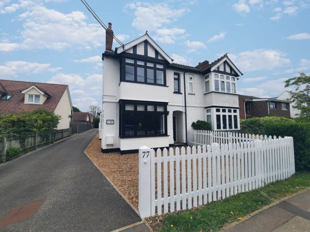 3 bed semidetached house for sale in Station Road, Woburn Sands MK17