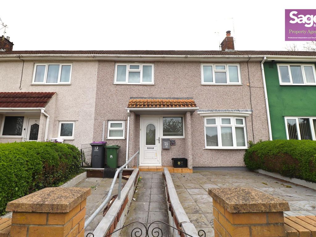 2 bed terraced house for sale in Wentwood Close, Pontnewydd, Cwmbran