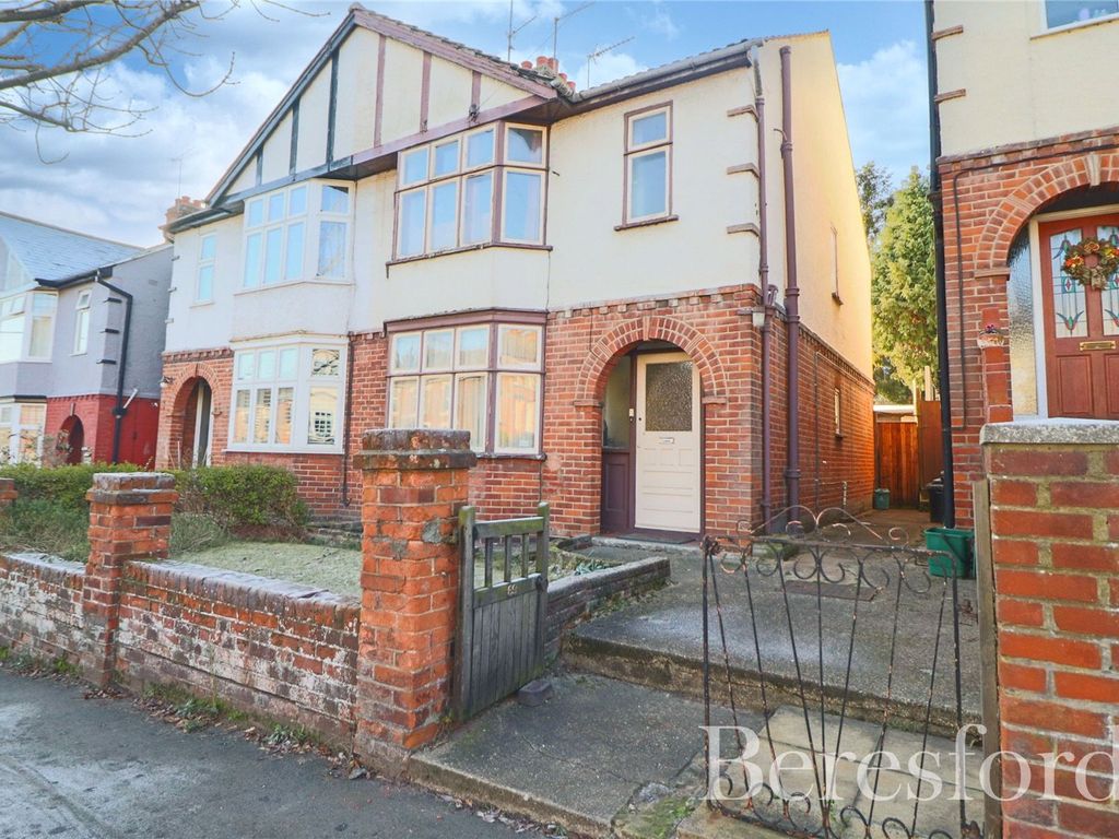 3 bed semidetached house for sale in Old Heath Road, Colchester CO1