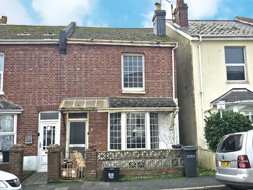 2 bed end terrace house for sale in Langs Road, Paignton TQ3, £50,000