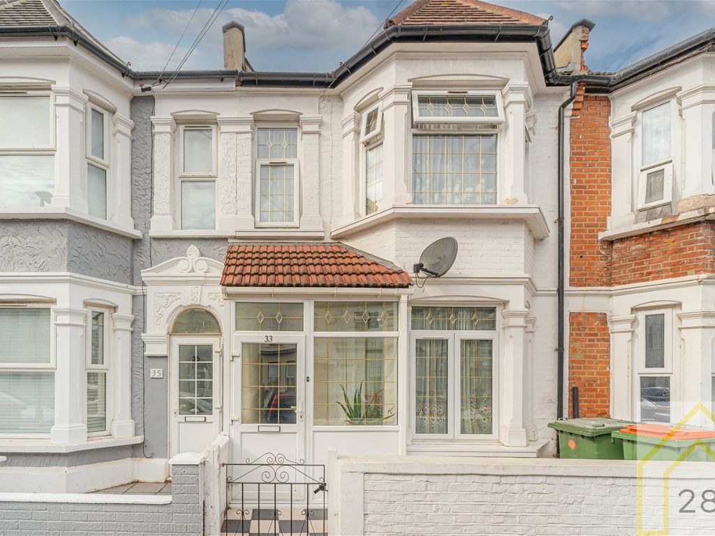 3 bed terraced house for sale in Thackeray Road, London E6, £500,000